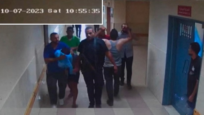 Israeli army unveils footage it says shows hostages at Gaza hospital