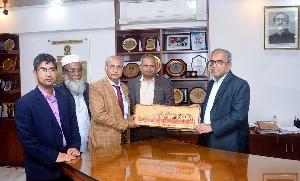 Courtesy meeting of CUET VC, NIT delegates held